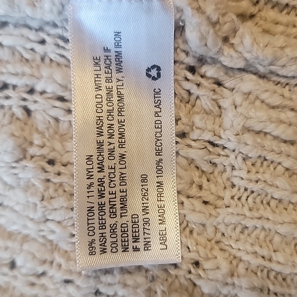 Cat & Jack Girls Beige Cardigan Sweater - Picture 3 of 6